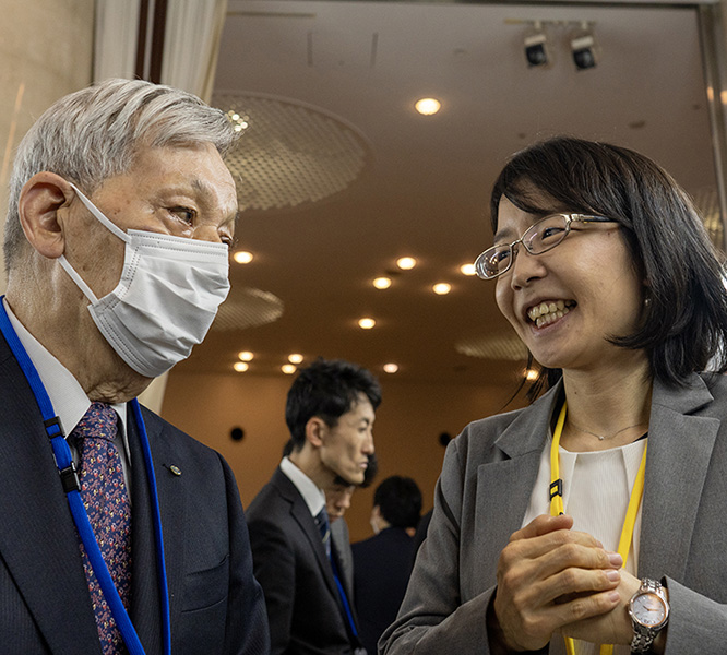 写真：盛和スカラーズソサエティ（3S）交流会の様子