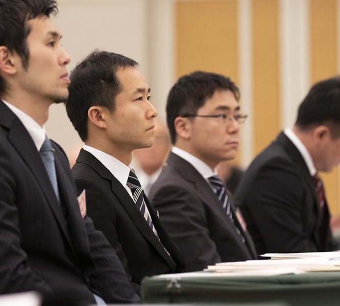 写真：稲盛研究助成金贈呈式の様子