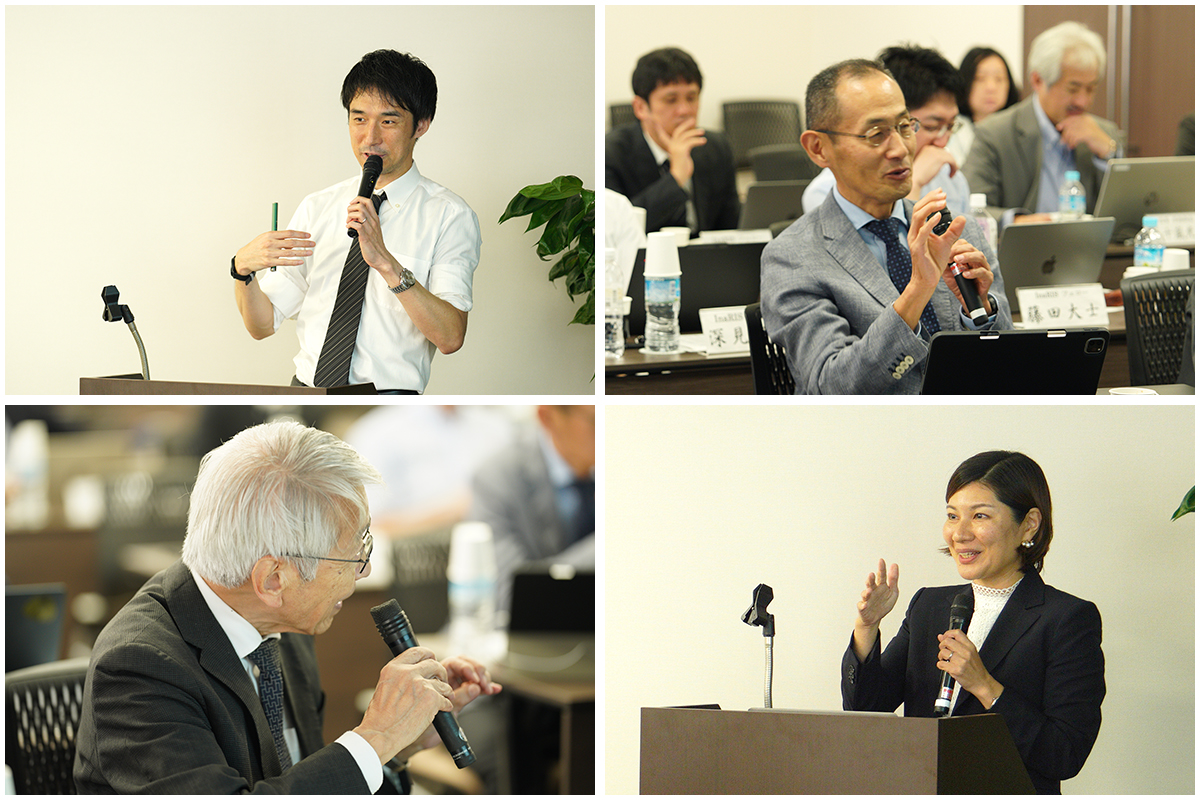 写真：発表および質疑応答の様子