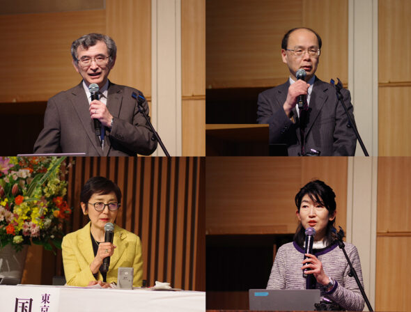 写真：登壇者とモデレーターが壇上で話す様子