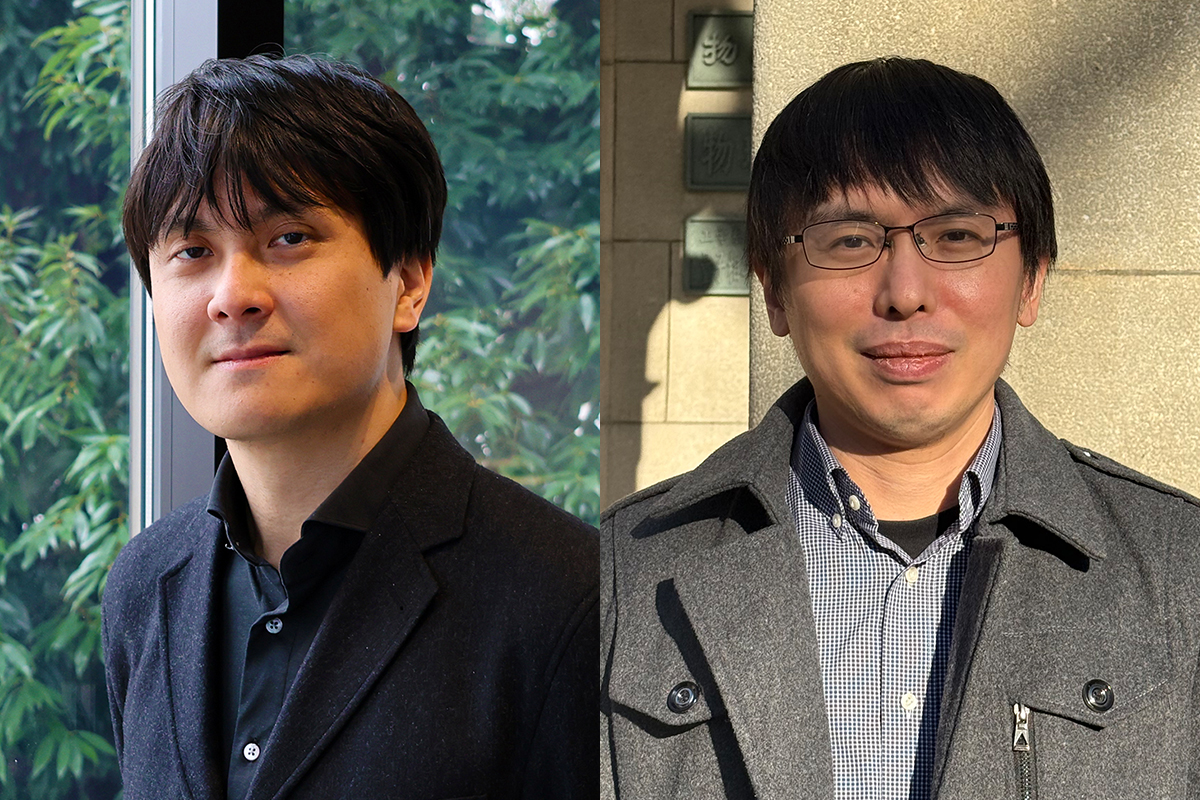 写真：川口喬吾氏と沙川貴大氏